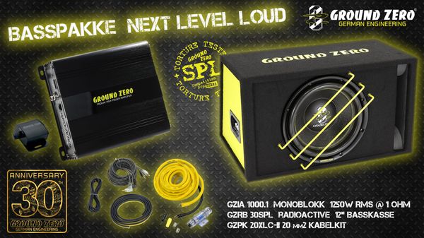 Hovedbilde Ground Zero Next Level Loud Basspakke