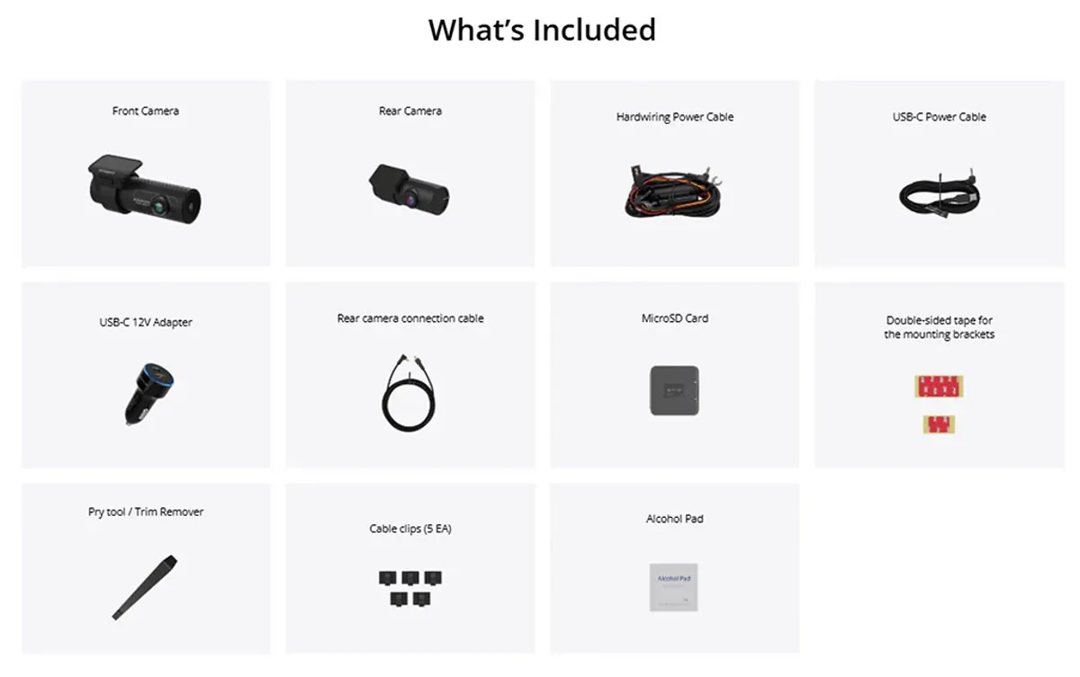 BlackVue Dashbordkamera 2 kanals 64GB