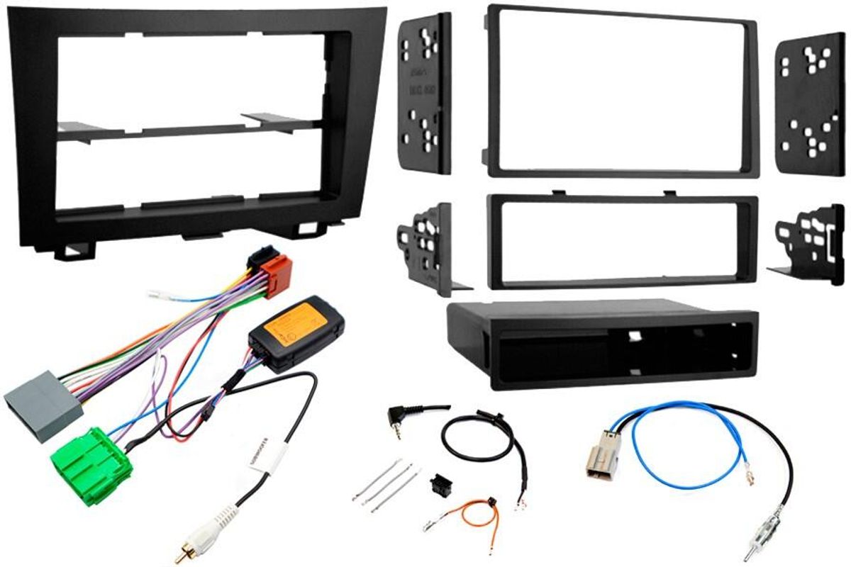  Komplett monteringskit 2-DIN Honda CR-V (2007 - 2012) m/Navi og sub