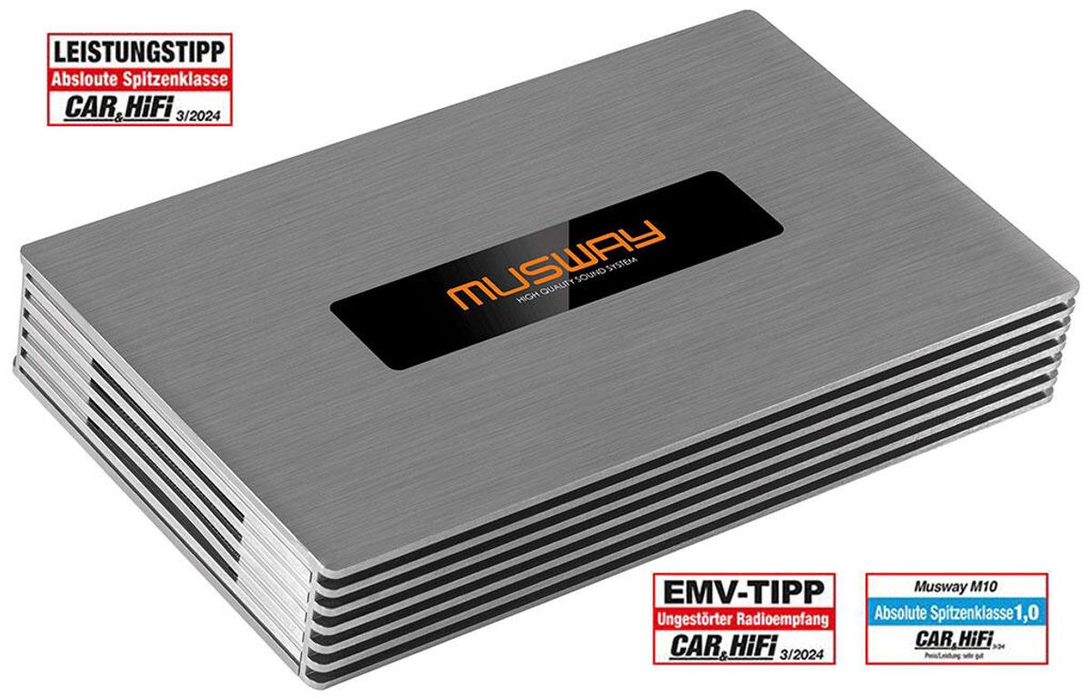 Musway 10-kanals DSP-forsterker